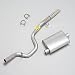 Dynomax 17345 Super Turbo Aluminized Steel Cat-Back Exhaust System