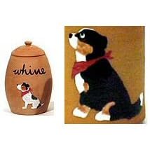 Bernese Mountain Dog Whine Treat Jar by Zeppa