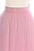 ModernBride Women's Short Sheer Mesh Tulle Overlay Skirt
