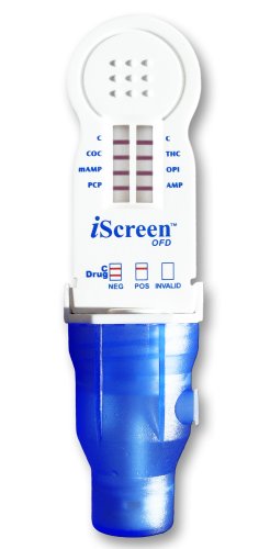 iScreen Oral OFD4 Drug Test for COC / THC / OPI / mAMP - 5 tests