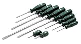 SK Hand Tools 86006 10-Piece SureGrip Combination Screwdriver Set