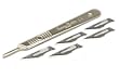 Swann-Morton No.3 scalpel handle with 5 No.10a blades