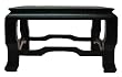 Large square base, black