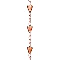Crocus Rain Chain- Weathered Copper