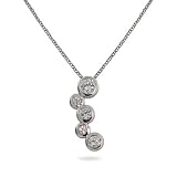 Eve's Addiction Sterling Silver Bubbles Pendant