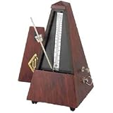 Classic Metronome with Bell, Mahogany