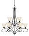 Denmark 9-Light Teco Marrone Chandelier