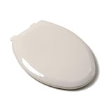 Comfort Seats C1B3E4-02 Premium Plastic Toilet Seat, Elongated, Biscuit