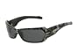 DSO "CHOPPER" - Black Silver Tort with Polarized Smoke Lens