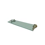 Heritage Glass Shelf - Antique Brass
