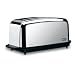 Waring Commercial WCT704 Light Duty Chrome Plated Steel 4-Slice Toaster with 2 Slots