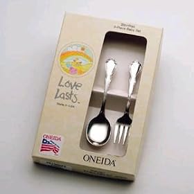Chateau, 2pc Baby Set, Stainless Steel by Oneida