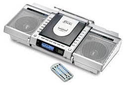 Goodmans GPS280 Portable CD Player with DAB/FM Tuner - Silver