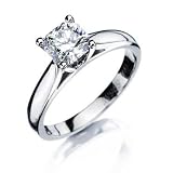 REEDS Radiant Diamond Solitaire Ring 3/4ct