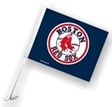Boston Red Sox Car Flag Vibrant Colors & Features the Team Logo Made with Sturdy Nylon