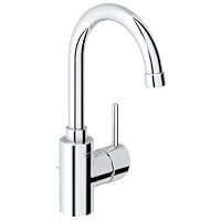 Grohe 32 138 000 Concetto Single Lever Centerset Lavatory , StarLight Chrome (Cannot Ship to CA and VT)