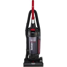 Sanitaire SC5745A Commercial Quite Upright Bagless Vacuum Cleaner with Tools and 10 Amp Motor, 13" Cleaning Path