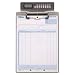 Compuboard Clipboard/Calculator, Smoke, Letter Size