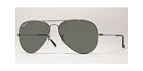 Ray-Ban Aviator Large Metal Sunglasses Rb3025 004/58 Gunmetal Crystal Green Polarized