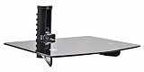 OSD Audio DVD-Shelf-2BE Wall Mounting Bracket Single Shelf for DVD or Other A/V Components (Black)