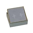 Pearl Grey Earring Box-Clips $0.25 each! (PRICED 2 DOZ.PER CTN.)