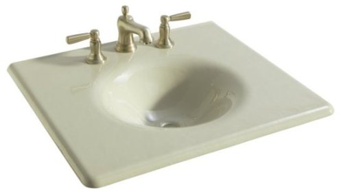 Bathroom Sink Drop In Self Rimming by Kohler - K-3048-1 in Biscuit