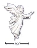 Sterling Silver Small Guardian Angel Outstretched Hand Pin