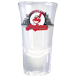 Cleveland Indians Flared Top Shooter Shot Glass - MLB Baseball Fan Shop Sports Team Merchandise