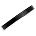 Black Plated Stainless Steel Cuff Bangle Bracelet
