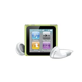 Click here to buy Apple iPod nano 8 GB Green (6th Generation) NEWEST MODEL by Apple.