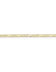 10k Yellow Gold 30in 3.0mm Figaro Necklace Chain. Metal Wt- 9.72g