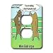 Londons Times Funny Cow Cartoons - When Bulls Argue - Light Switch Covers - 2 plug ou...
