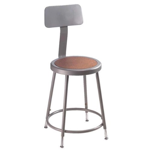 6200 Stool w/ Backrest - Adjustable Height (31