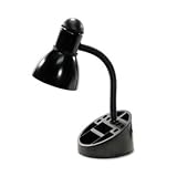 Ledu Organizer Base Incandescent Desk Lamp Black 16-1/2in High Adjustable G ....