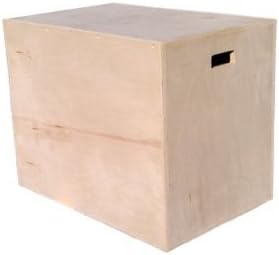 New Plyometric Platform Box Set Flat Pack 16"x20"x24" for Crossfit Training Jump Box Wood Box Multi Sided - Bomba Gear