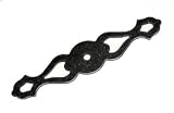 Amerock Inspirations 4 1/2" Knob Backplate Wrought Iron Dark