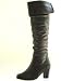 Couture Discount Damenstiefel Fashion Overknee Boots (ST37), schwarz
