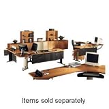 Corner Desk Worksurface Extension, 35-1/2x23-1/2, Cherry