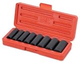 9-pc. 3/8" Drive Deepwell Impact Socket Set - SAE