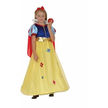 Costume Blanche Reine 7 à 9 ans - Déguisement Fille Princesse