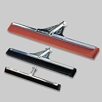Heavy Duty Water Wand Floor Squeegee with Black 22", Natural Foam Rubber. EA