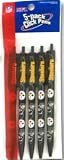 Pittsburgh Steelers Retractable Click Pens - 5 Pack