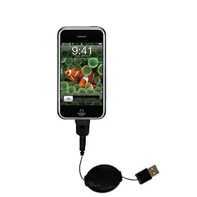 Click here to buy Retractable USB Cable for the Apple iPhone 3G with Power Hot Sync and Charge capabilities... by Gomadic for the Apple iPhone 3G.