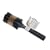 Marilyn Tuxedo Pro Hair Brush 2 1/2" (35mm) Dia. "blonde Center" 100% Natural Boar Bristles