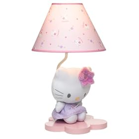 Lambs & Ivy Hello Kitty Lamp with Shade