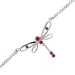 Ruby Red Dragonational Football Leaguey Jeweled Back Belly Chain