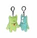 Bop N' Beep Blue-Green UglyDoll Keychain Clip On