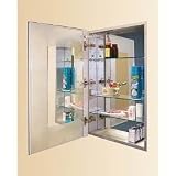 Defog Mirrored Medicine Cabinet - Recessed Mount (Silver) (30