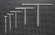Starrett Telescoping Gages:SET: Includes 5, Nos. 229A/B/C/D/E in Case