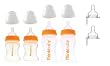 Thinkbaby BPA Free Starter Set, Orange/Natural, 0-12 Months